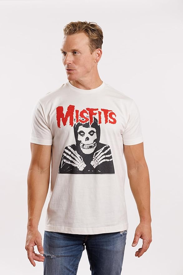 American Classics Misfits T Shirt Skull Crossed Arms Mens